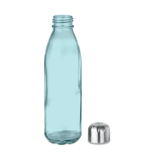 ASPEN GLASS Glass drinking bottle 650ml transparent blue