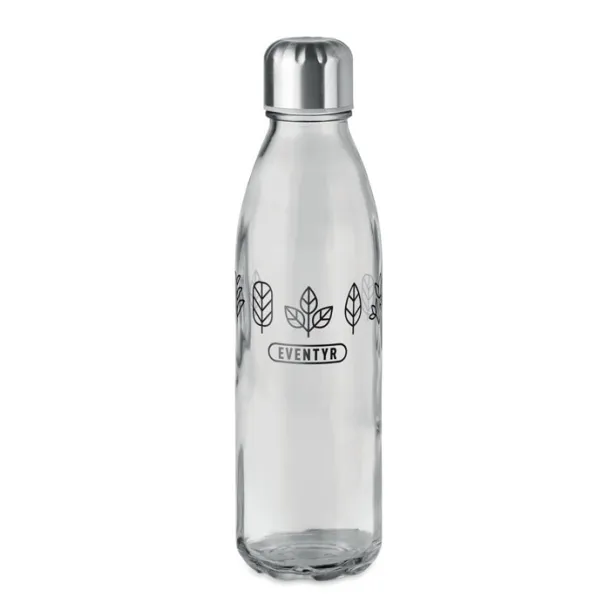 ASPEN GLASS Glass drinking bottle 650ml transparent grey