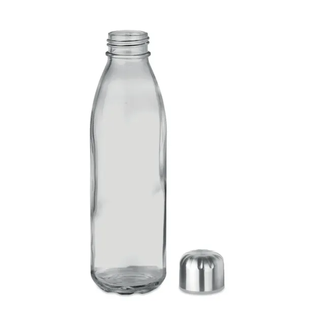 ASPEN GLASS Glass drinking bottle 650ml transparent grey