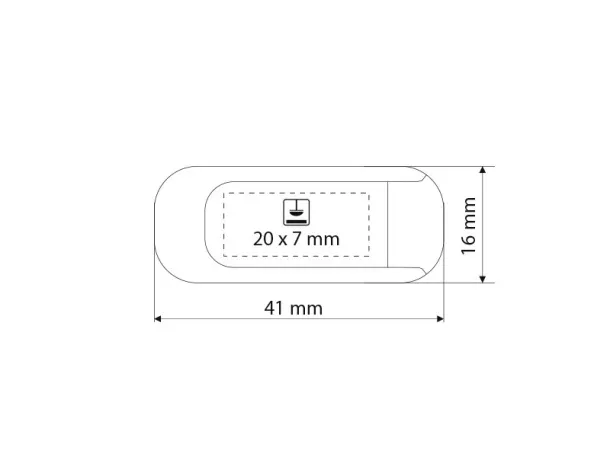 PRIV POKLOPAC ZA KAMERU NA LAPTOPU Crna