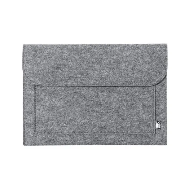  Felt RPET conference folder, 15" laptop case graphite