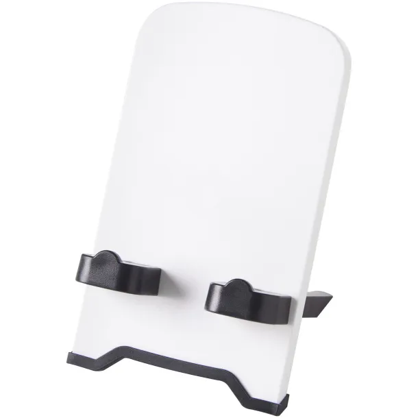 The Dok phone stand Solid black White