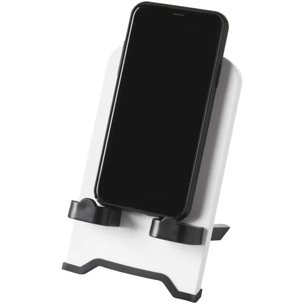 The Dok phone stand Solid black White