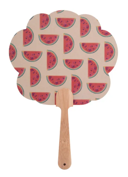 Digibreeze Eco custom hand fan Natural