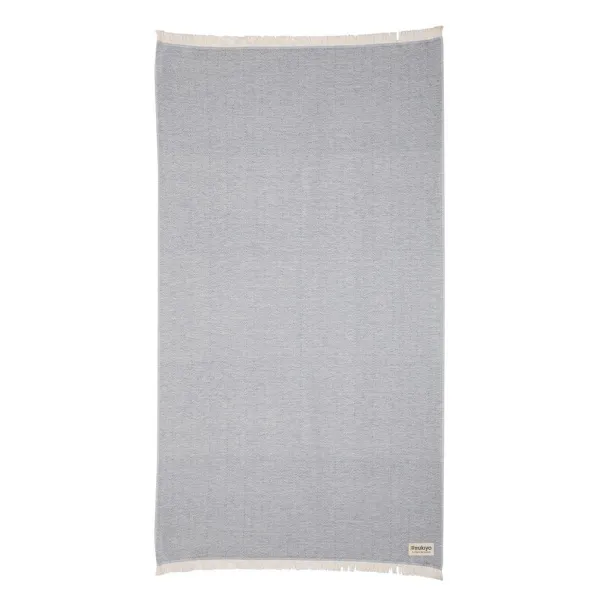 Ukiyo Hisako AWARE™ ručnik/deka za sva godišnja doba, 100x180 cm - 360 g/m2 - Ukiyo Mornarsko plava