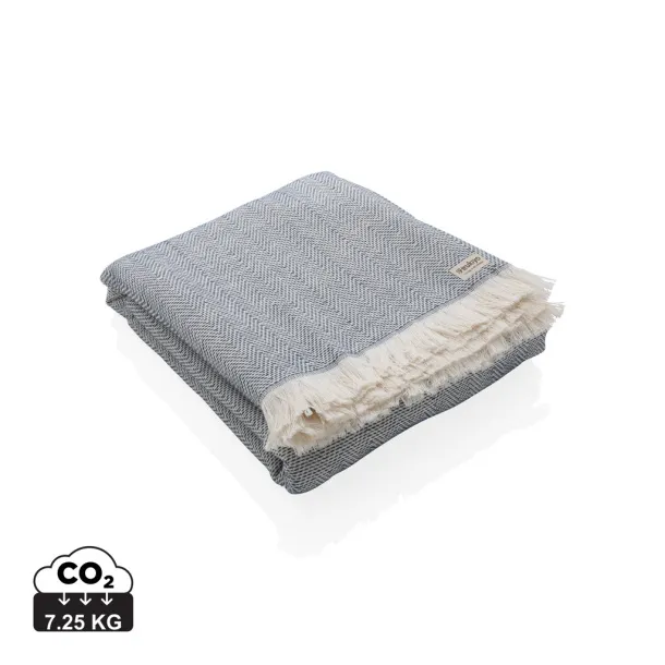 Ukiyo Hisako AWARE™ Ukiyo Hisako AWARE™ 4 Seasons towel/blanket 100x180cm - Ukiyo Navy Blue 