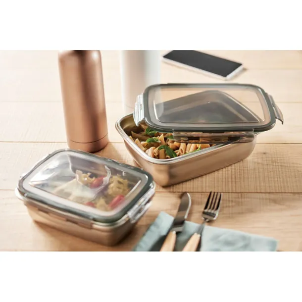 LOX Lunch box 850 ml transparent grey