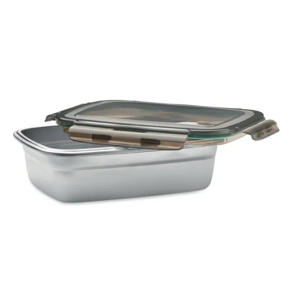 LOX Lunch box 850 ml transparent grey