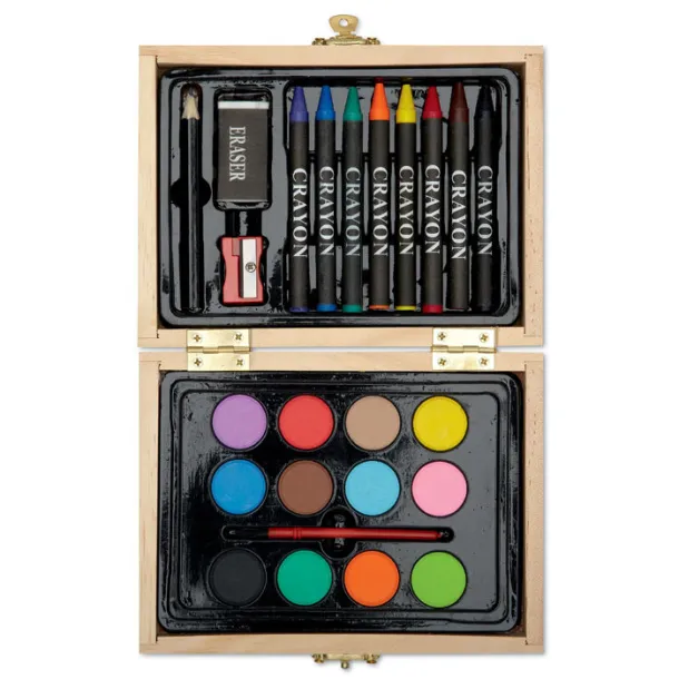 BEAU Painting set in wooden box Wood