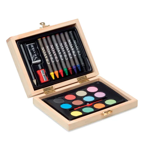 BEAU Painting set in wooden box Wood