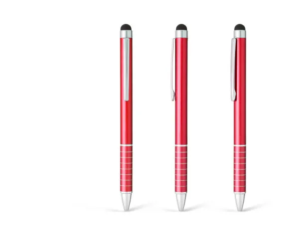 TOUCH metal 'touch' ball pen Red