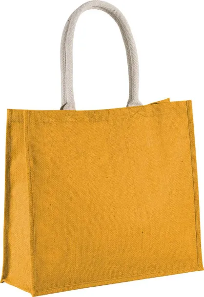  JUTE BEACH BAG - Kimood Yellow