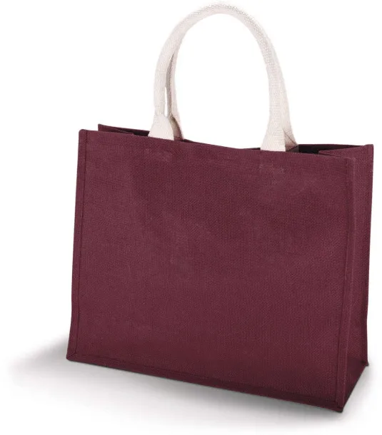  JUTE BEACH BAG - Kimood Wine