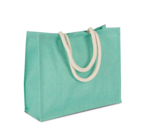  JUTE BEACH BAG - Kimood Ice Mint