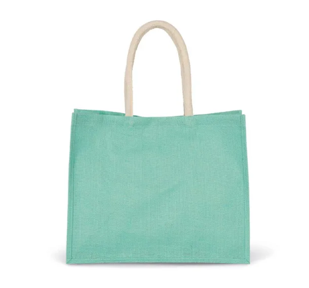  JUTE BEACH BAG - Kimood Ice Mint