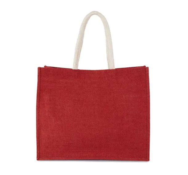  JUTE BEACH BAG - Kimood Red Clay