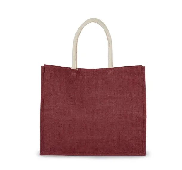  JUTE BEACH BAG - Kimood Red Clay