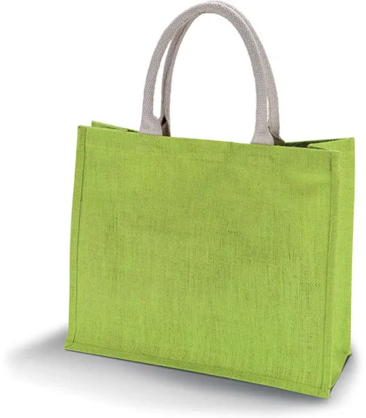  JUTE BEACH BAG - Kimood Lime Green