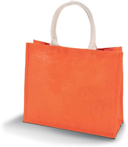  JUTE BEACH BAG - Kimood Saffron