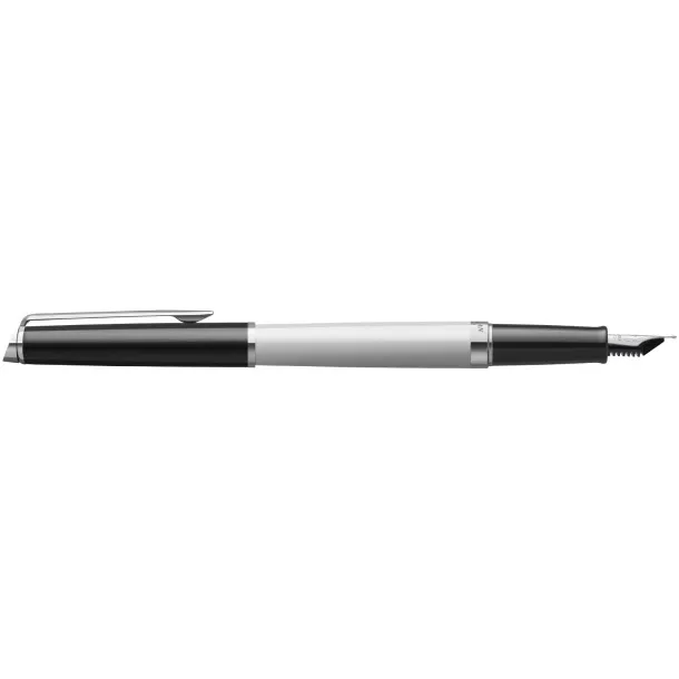 Hemisphere colour blocking fountain pen with palladium trim (blue ink) - Waterman White Crna