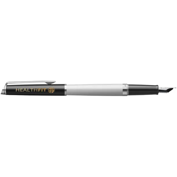 Hemisphere nalivpero kontrastnih boja s detaljima od paladija (plava tinta) - Waterman Bijela Solid black