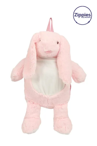  ZIPPIE BUNNY BACKPACK - Mumbles Pink