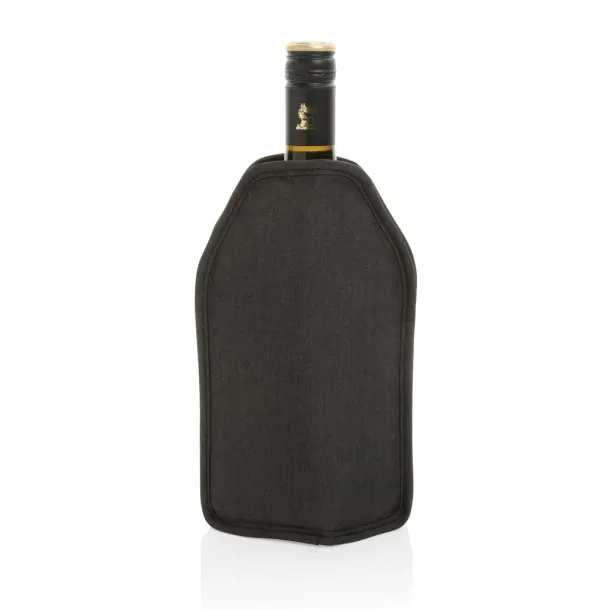 Vino AWARE™ RPET wine cooler sleeve - XD Collection Black 