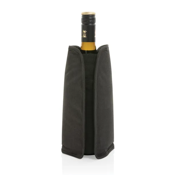 Vino AWARE™ RPET wine cooler sleeve - XD Collection Black 