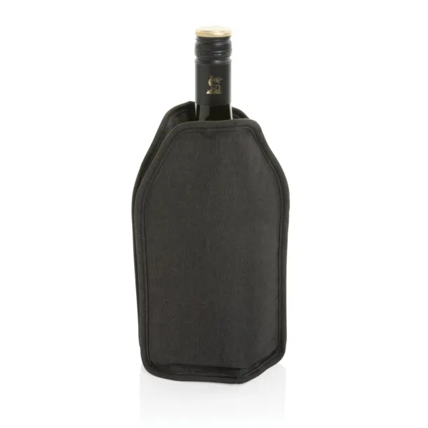 Vino AWARE™ RPET wine cooler sleeve - XD Collection Black 