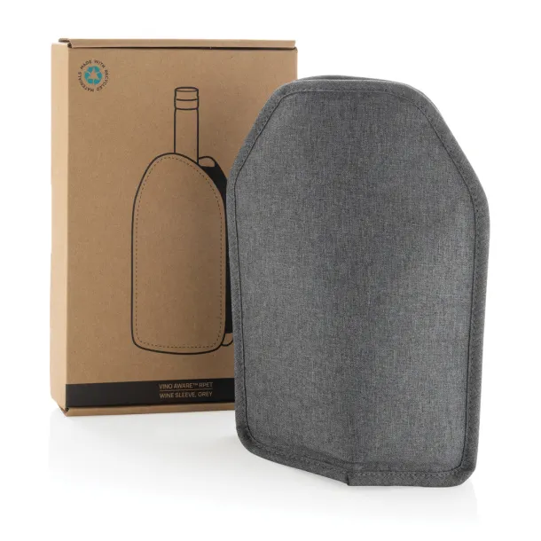 Vino AWARE™ RPET wine cooler sleeve - XD Collection Grey 