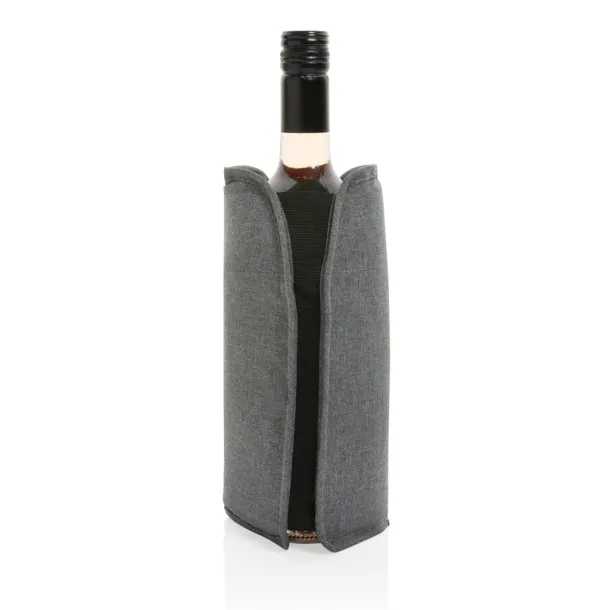 Vino AWARE™ RPET wine cooler sleeve - XD Collection Grey 
