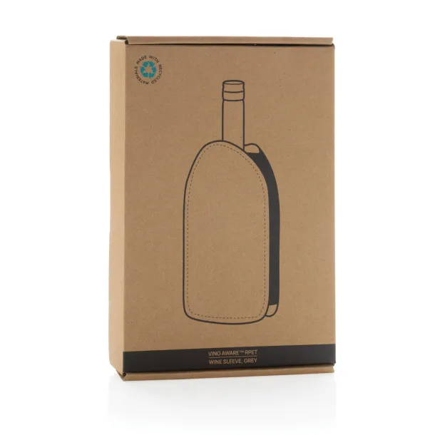 Vino AWARE™ RPET navlaka za hlađenje vina - XD Collection Siva 