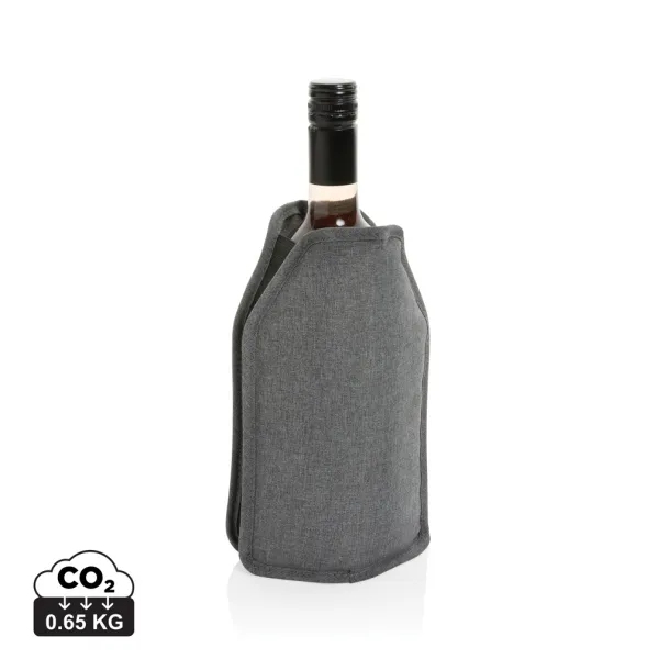 Vino AWARE™ RPET wine cooler sleeve - XD Collection Grey 