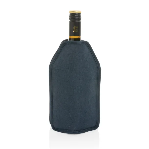 Vino AWARE™ RPET wine cooler sleeve - XD Collection blue 