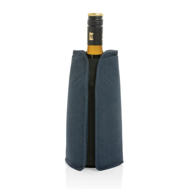 Vino AWARE™ RPET wine cooler sleeve - XD Collection navy, white
