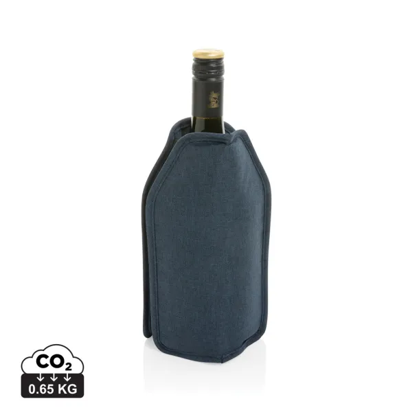 Vino AWARE™ RPET wine cooler sleeve - XD Collection blue 