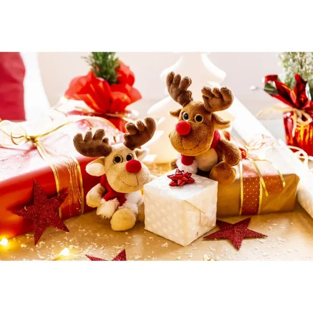 Remo Cream Plush reindeer beige