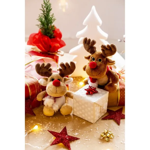 Remo Cream Plush reindeer beige