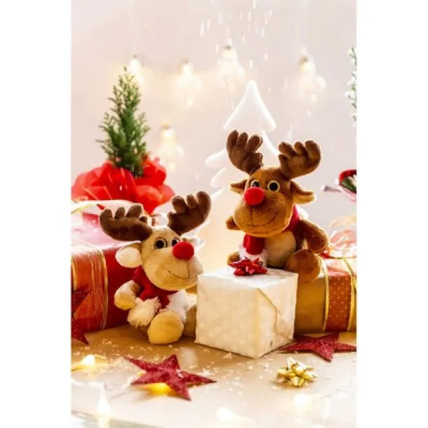 Remo Cream Plush reindeer beige