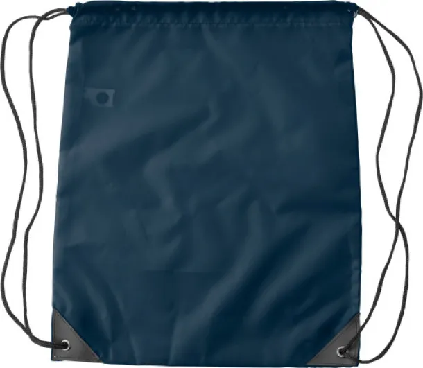 Enrique rPET polyester (190T) drawstring backpack Enrique blue