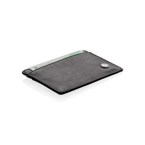  Swiss Peak RFID anti-skimming card holder - Swiss Peak Black 