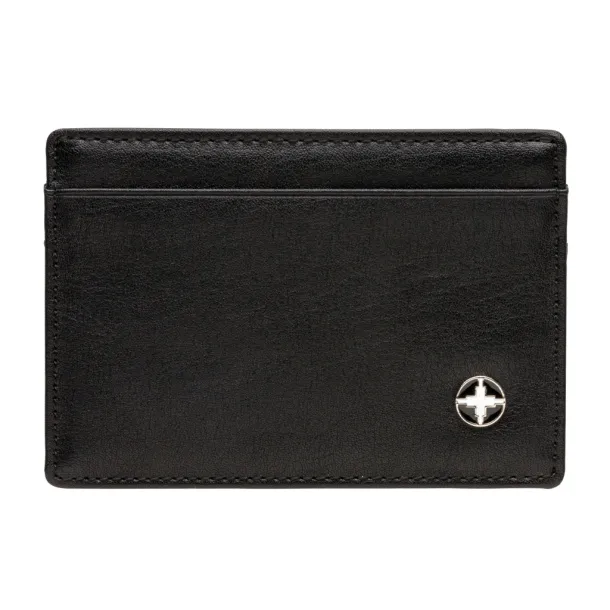  Swiss Peak RFID anti-skimming card holder - Swiss Peak Black 