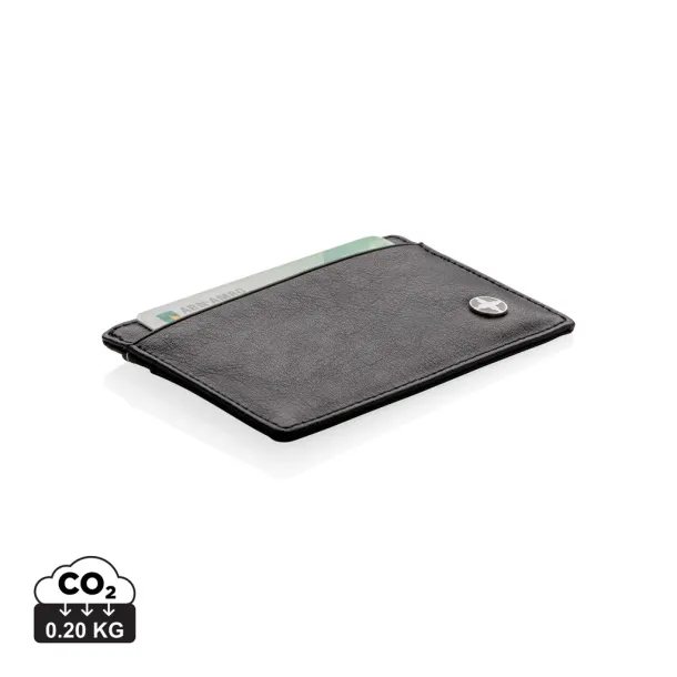  Swiss Peak RFID anti-skimming card holder - Swiss Peak Black 