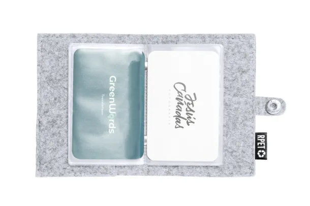 Mercel RPET credit card holder Grey