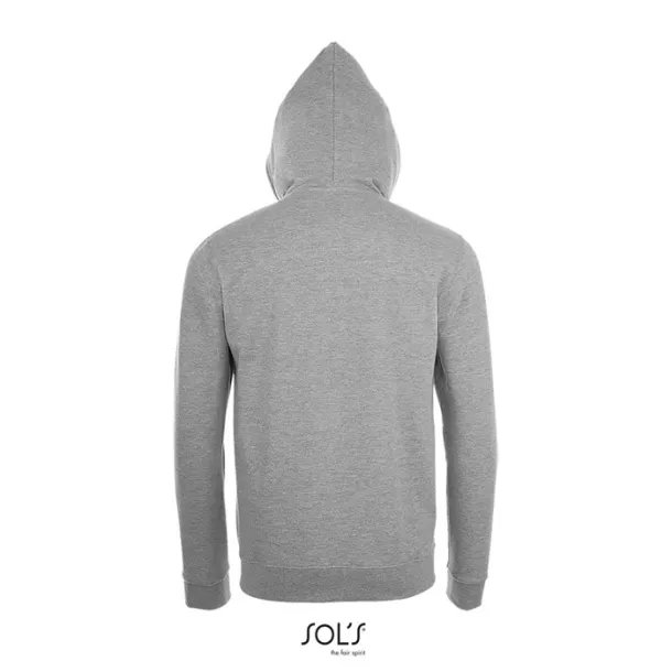 STONE UNI HOODIE-260g Grey Melange