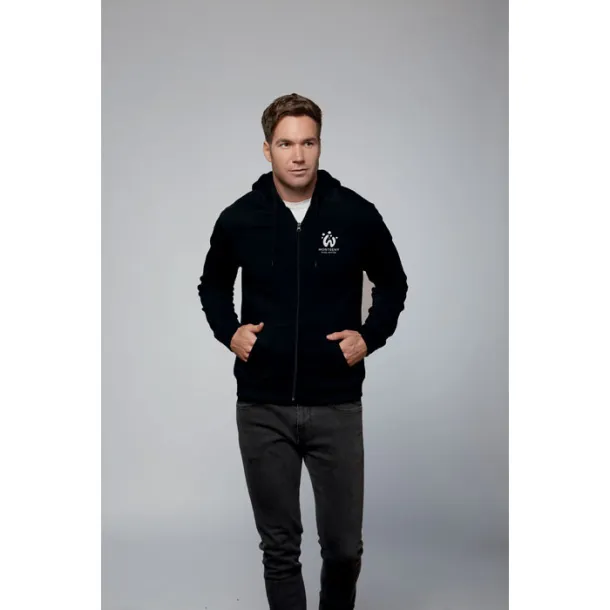 STONE UNI HOODIE-260g charcoal melange