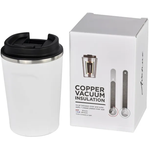 Thor 360 ml leak-proof copper vacuum tumbler - Unbranded White