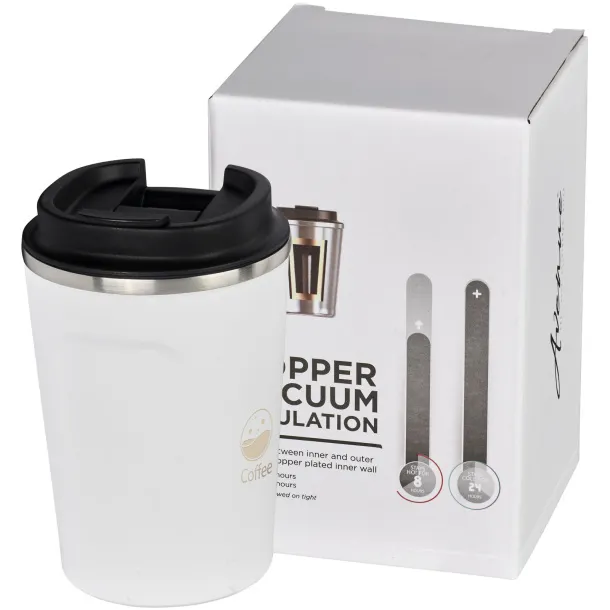 Thor 360 ml leak-proof copper vacuum tumbler - Unbranded White