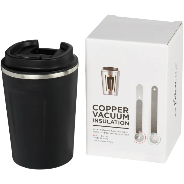 Thor 360 ml leak-proof copper vacuum tumbler Solid black