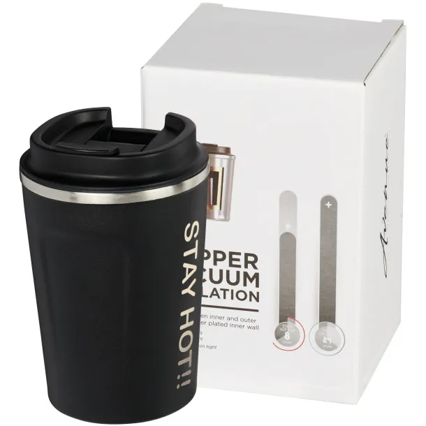 Thor 360 ml leak-proof copper vacuum tumbler Solid black